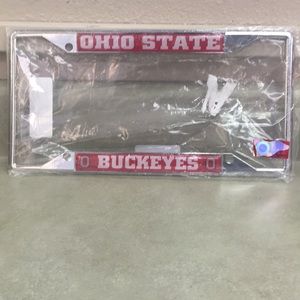 OHIO STATE BUCKEYES LICENSE PLATE COVER